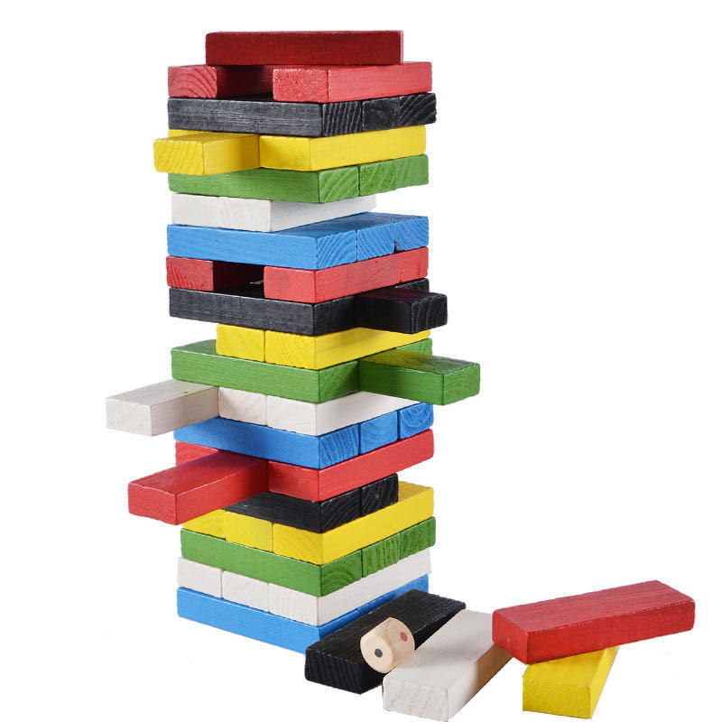 Board Game Saboteur - Drewniana gra wieżowa, interaktywna gra planszowa,