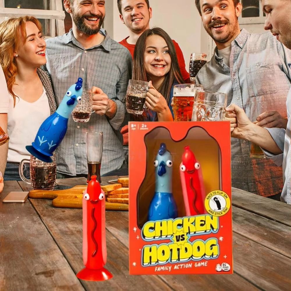 Board Game Strategi - Szybka Gra Strategicalna Kurczak kontra Hotdog