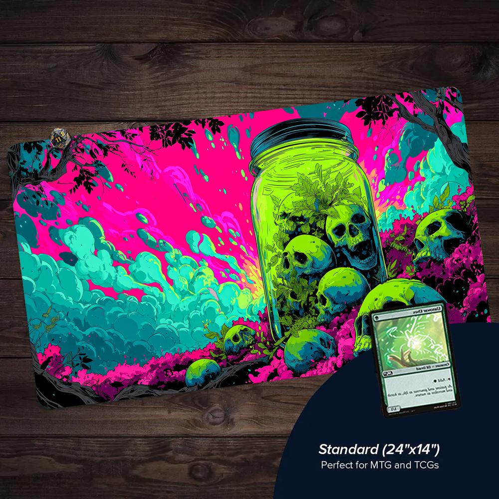 Play Mat Neoprene - Mata do gry TCG Neonowa Dżungla