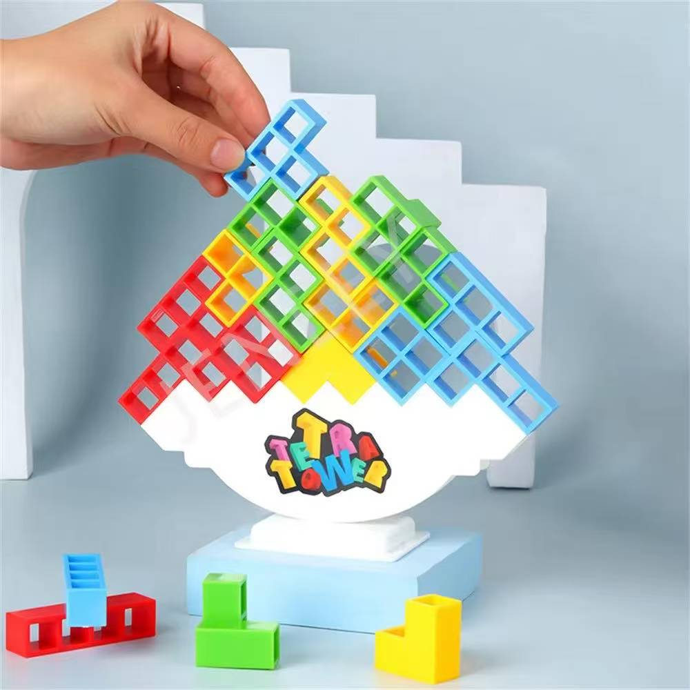 Board Game Saboteur - Tetris Tower Balancing Stacking Toys Children