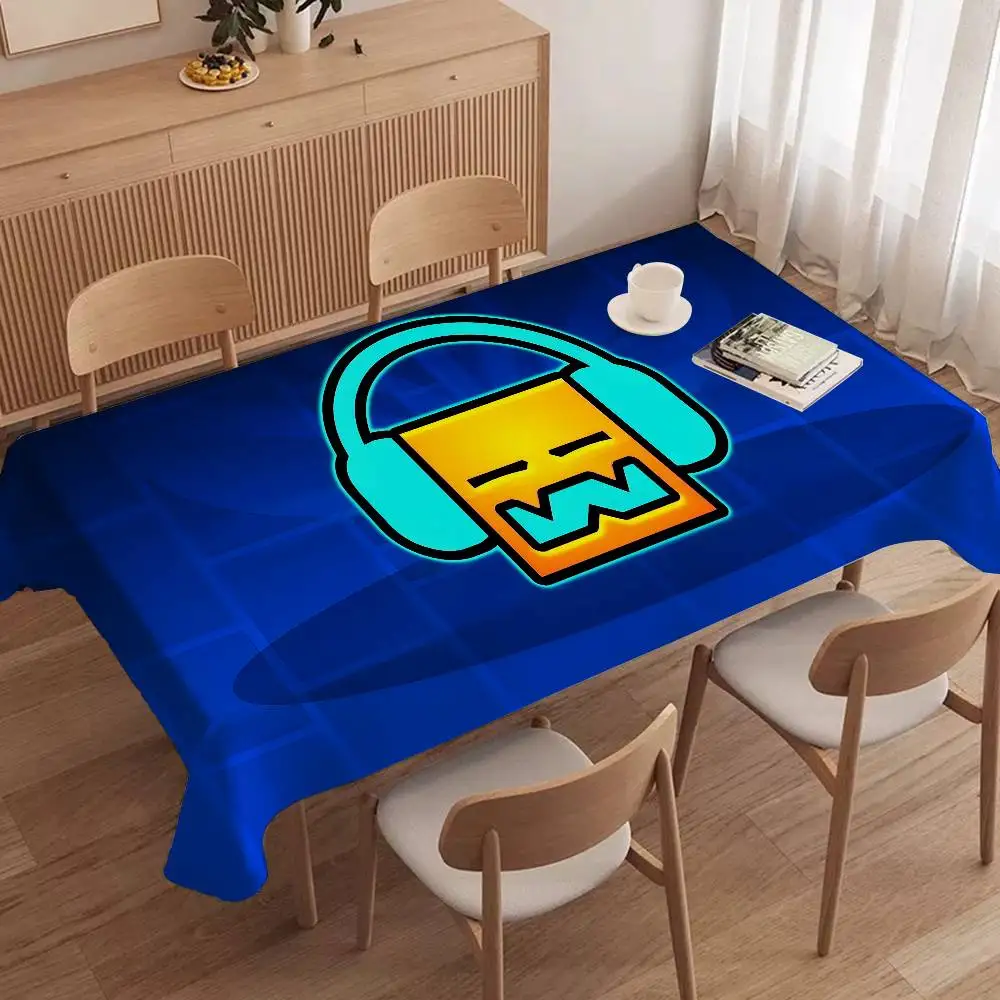 Board Game Hotel - Obrus Geometry Dash, Pokrowiec na Stół,