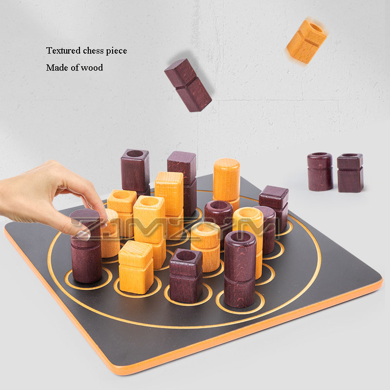 Board Game Quoridor - Drewniane francuskie szachy klasyczna gra planszowa