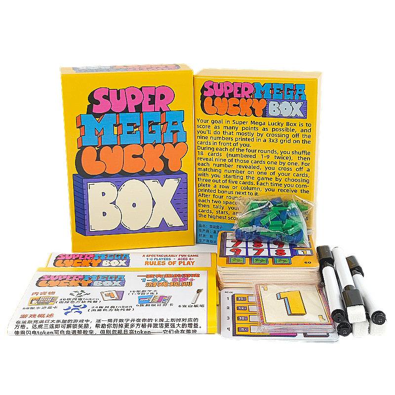 Super Mega Lucky Box Gra Plans – Board Game Strategi recenzja i cena