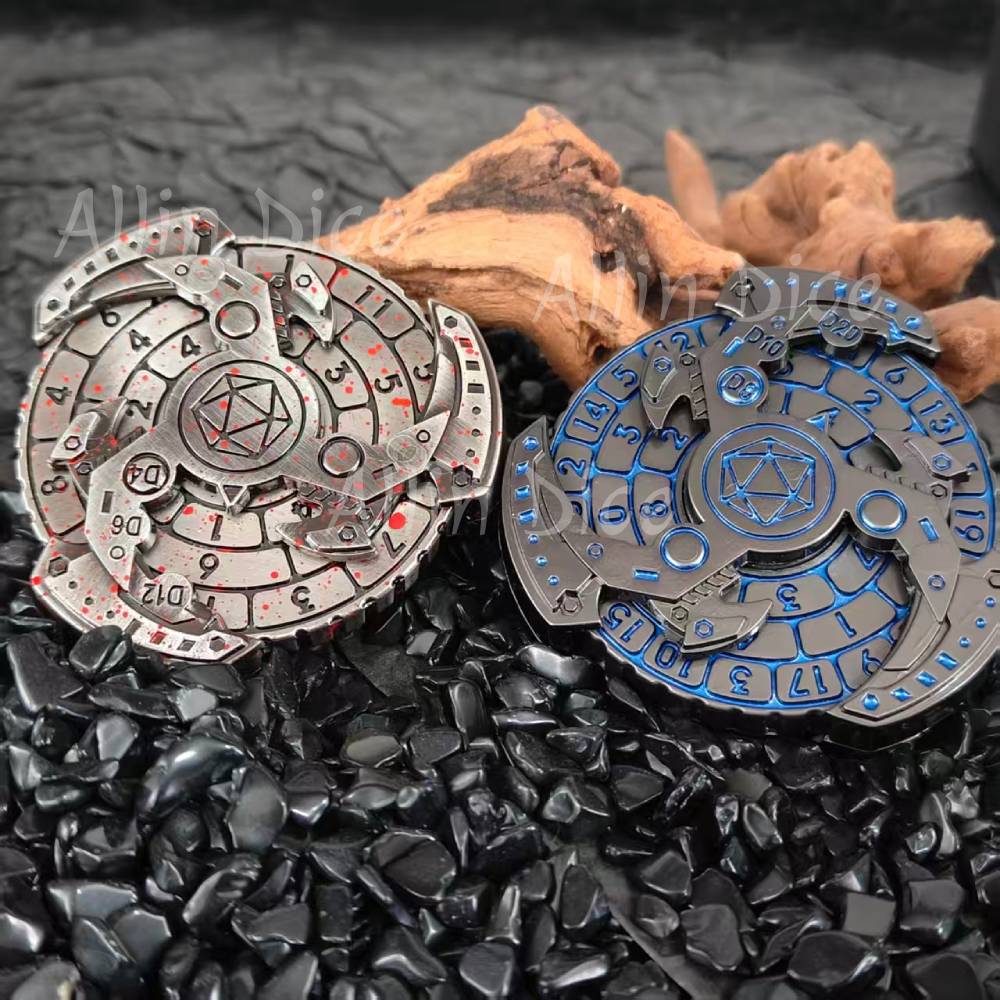 Zestaw kości gyro D&D, 7 w 1,  – Board Game Dungeons And Dragons recenzja i cena