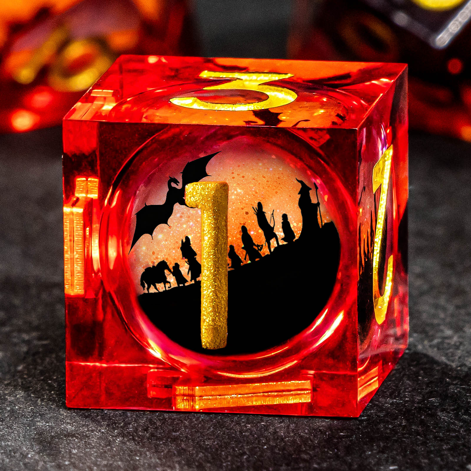 Zestaw kości D&D z płynnym rdz – Board Game Dungeons And Dragons recenzja i cena
