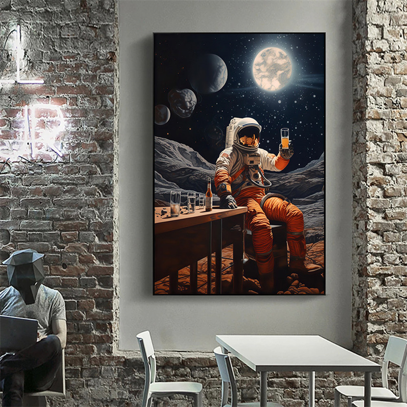 Nowoczesne plakaty astronautów – Board Game Hotel recenzja i cena