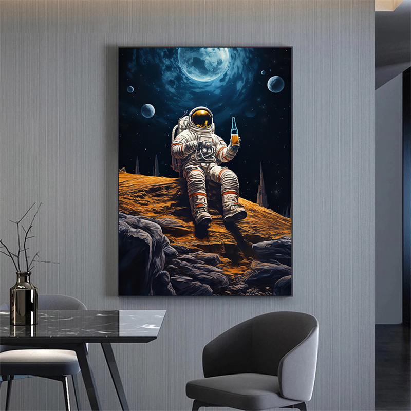 Nowoczesne plakaty astronautów – Board Game Hotel recenzja i cena